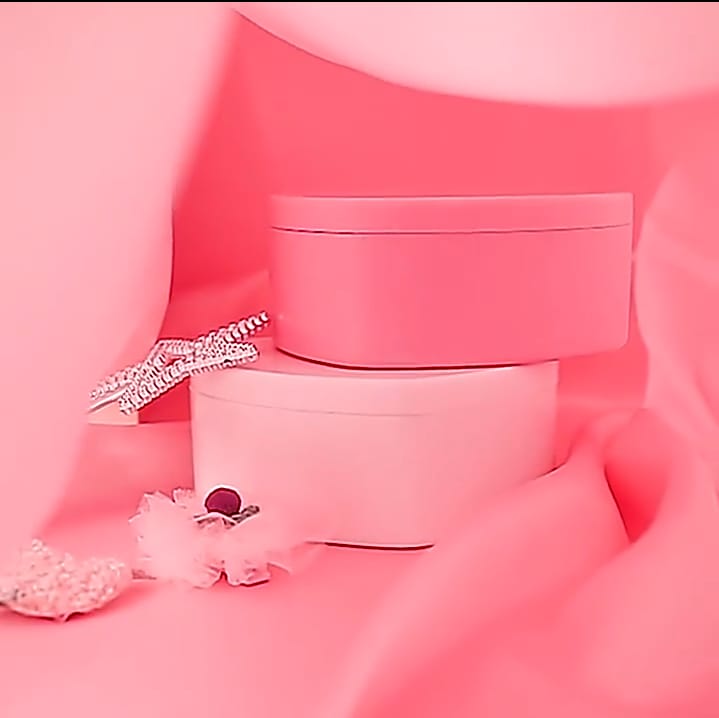 heart  Shape Mini Jewelry Storage Box Portable Travel Jewelry