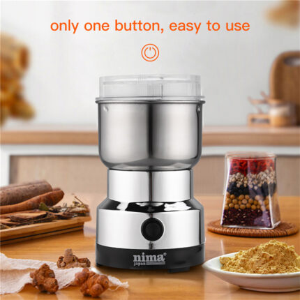Nima Multi Purpose Electric Coffee Grinder 300WATT Automatic Coffee Spice Bean Grinder Stainless Steel