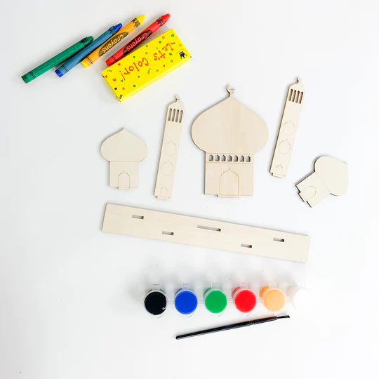 Kids Coloring Craft |  Ramadan Gift (Color not included)