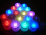 12 Pcs Led candles Colorful LED Candles Lights Battery Operated Flameless Tealight Fake Candles Lamp - Image 3
