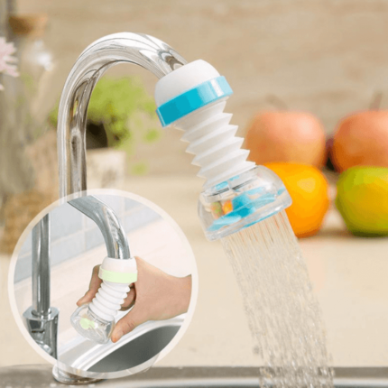 Kitchen Shower Splash Fan Faucet Water-saving Filter Shower Water Rotating Spray Regulator Tap Water Filter Valve for Kitchen tap nozzle extended filter water saving device Accessories - Each