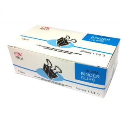 12 Pcs Binder Clip 19mm  Pack of 12 Blinder Clip