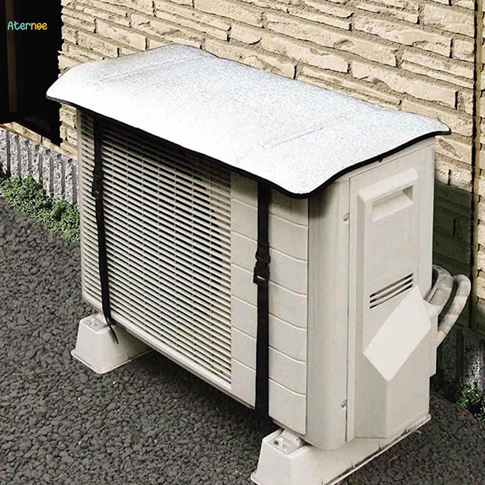 Ac Outdoor Unit Protector Heat Insulation Sunlight Shade Protector from Dust With Adjustable Buckle Rain Cover Air Conditioner Cover 34*16