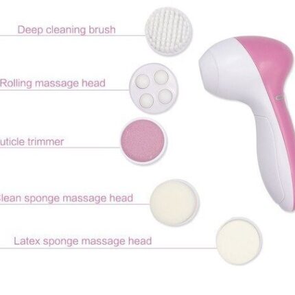 Facial Electric Cleanser and Massager, Face Massager Machine, Skin Electric Cleanser, Scrub Beauty Device Scrubber, Beauty Care Brush for Removing Blackhead Exfoliating and Massaging, Beauty Tool Device