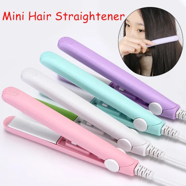 Mini Portable Hair Straightner / air smooth, silky, frizz-free and healthy. (random color) - Image 1