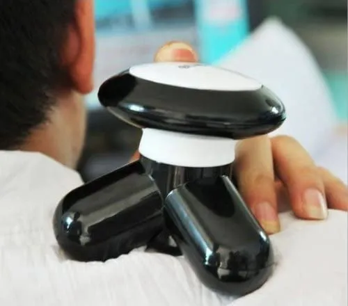 Mimo Mini Hand Electric Body Massager / Mini handy Full Body Massager Machine Portable Handled (random color) (3 AA cell but not include) - Image 1