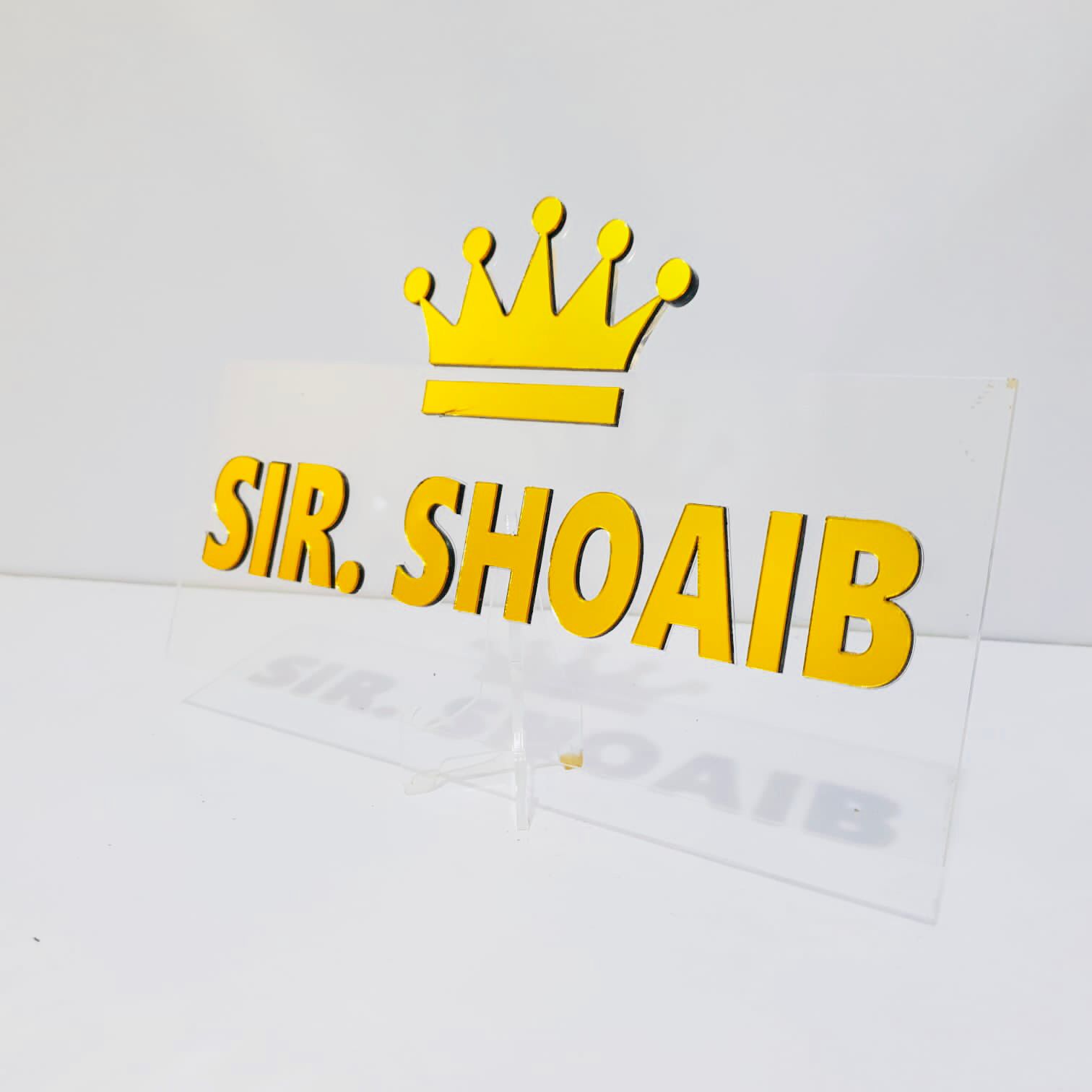 Customize Table Name Plate