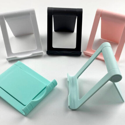 Portable Mobile Phone Holder Multi-Angle Universal Mobile Phone Stand 360° Rotateable Phone Holder, Foldable Smartphone Stand (Random Color)