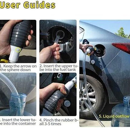 Multipurpose Liquid Transfer Pump | Portable Manual Oil, Water, Fuel Hand Transfer Pump