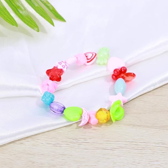 DIY Apple Beads Bracelet Jewellery Making Kit | Handmade Beads Accessories Set for Headwear, Necklace, Earrings, Bracelets