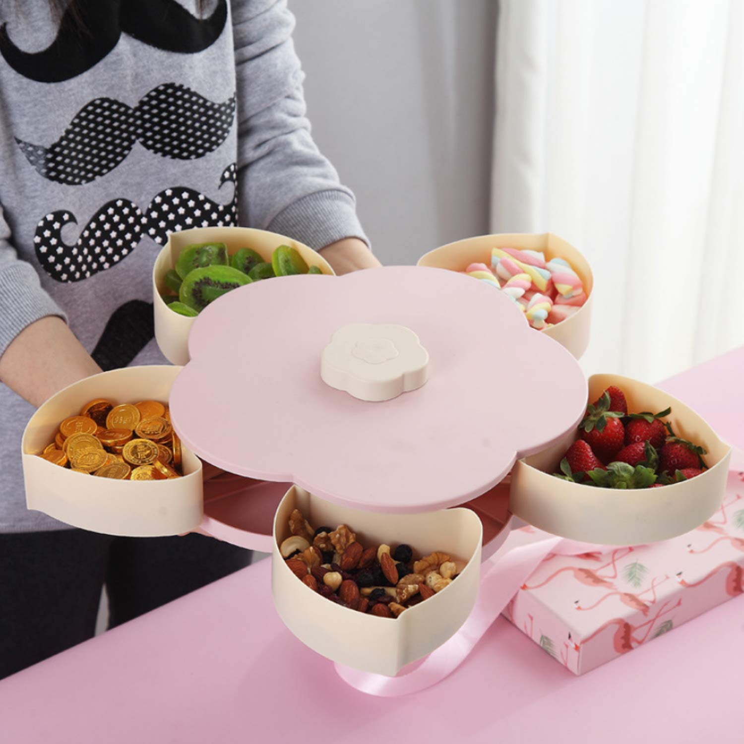 Single Layer Candy Box With Phone Holder
