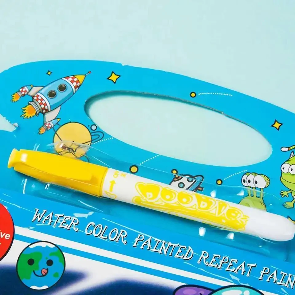 Magical Drawing Books With Pen, Water Reveal Activity Book For Kid  (random Design Books)