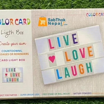 (NW00016) Color Card Light Box / Multicolor LED Light Box Letters Magic Board