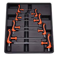 Harden 8pcs T handle hex key Set