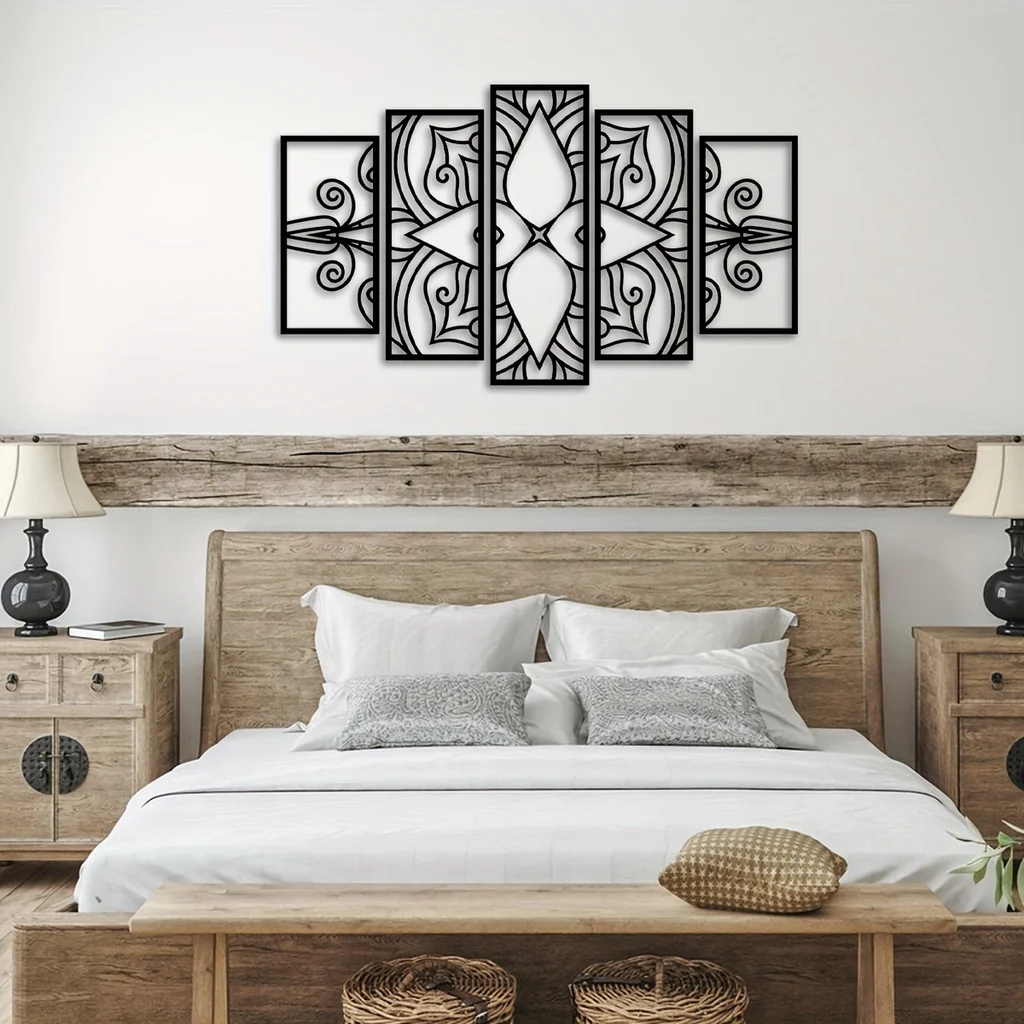 Mandala wall Wooden art Room decoration MDF material