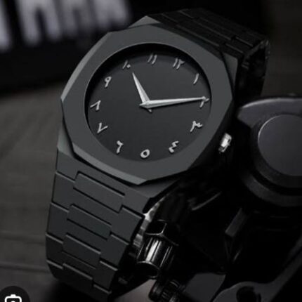 Full BLACK AURA Quartz Watch – Lightweight Design, , Premium Quality & Finish - Best Quality Analog Watch For Boys - Watch For Men | Full Black Color Watch - With Box