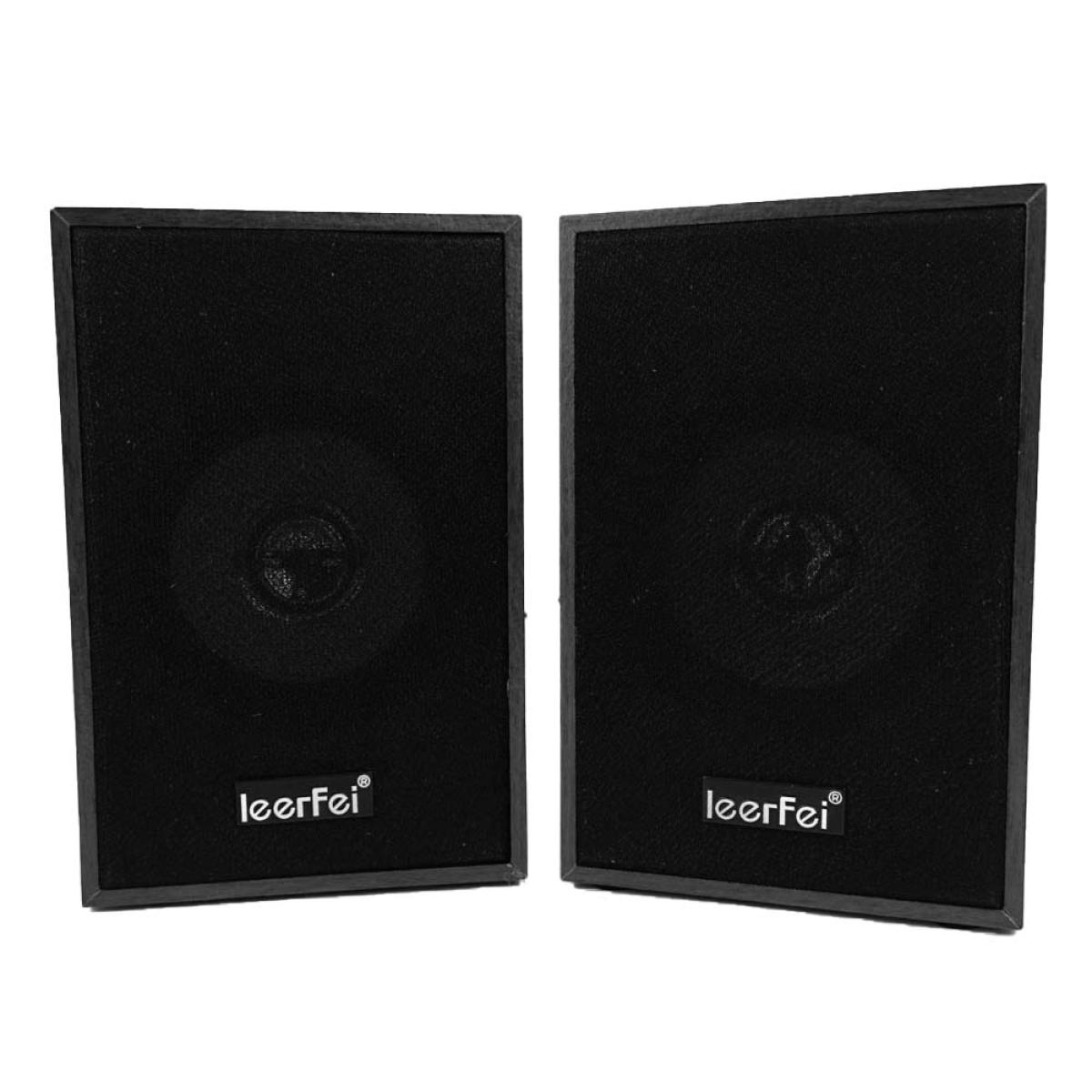 Leerfei Mini Digital Speaker | Leerfei E-1077 Speaker | Best Quality Speaker | Best Portable Speaker ( Black ) - Image 1