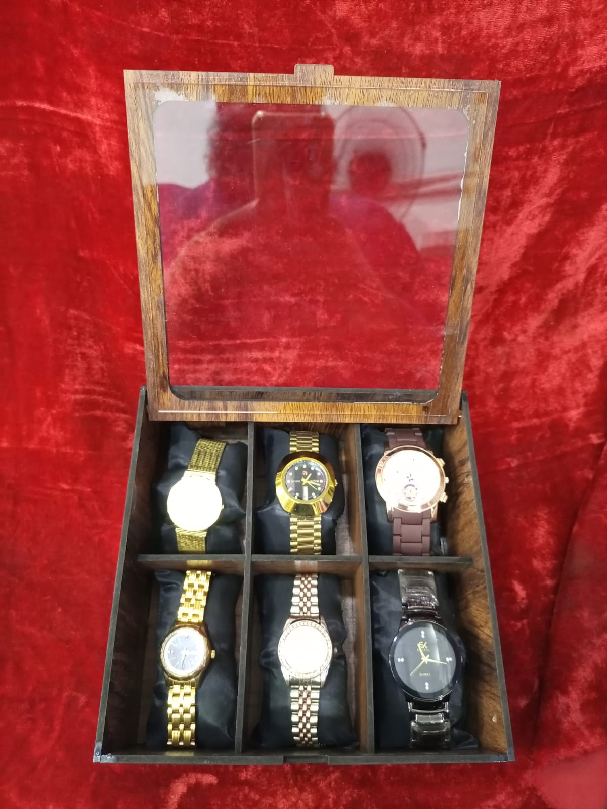 Wooden Watch Organizer