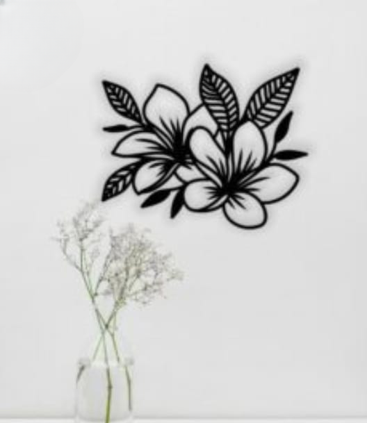Flowers Wall decorations MDF Wood material