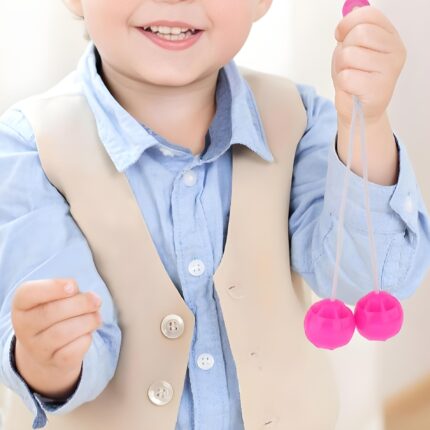 12 packet tak tak clacker ball | china ball | pack of 12 pair ( 24 balls ) for kids and adults (Random Color)