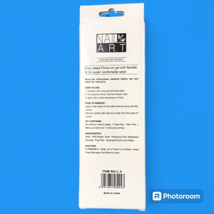 Ladies Artificial Nail  With gum sticker. Premium quality