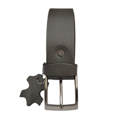 Men Buffalo leather belt grey color | Waist Belt for boys & Mens (Grey)