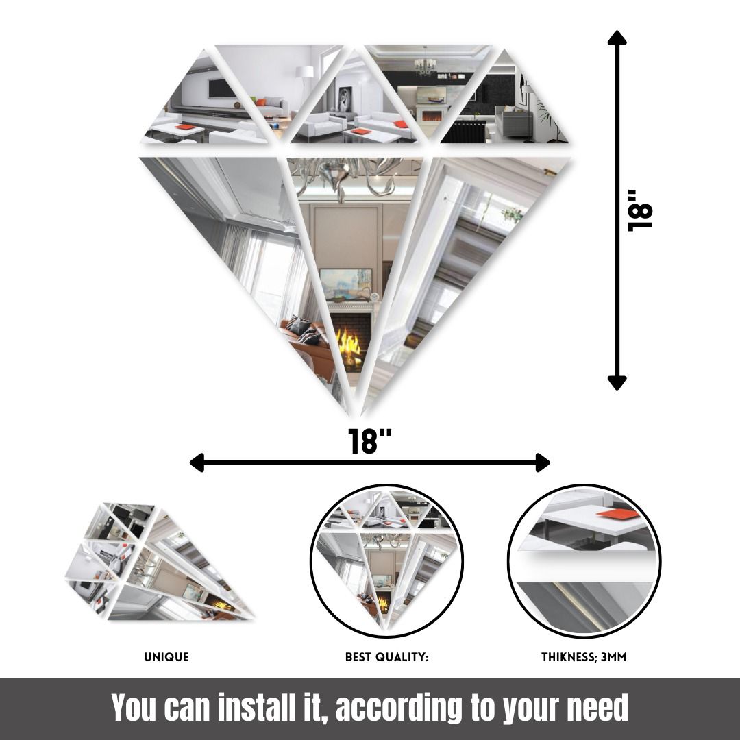 Dainond  Mirror  Home Wall art