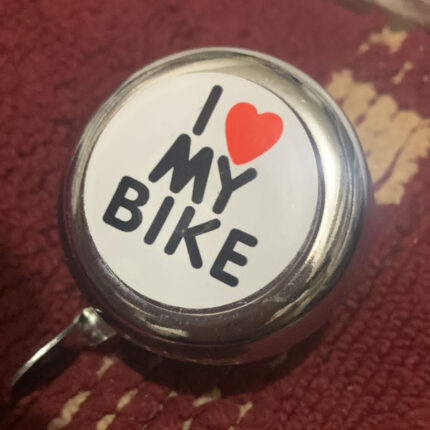 I Love My Bike Bicycle Handle Bar Bell