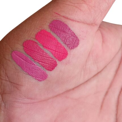 Pack of 4  3Q Beauty MATTE VIVED Lipgloss (Waterproof)