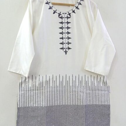 2 pcs Embroidered Cotton Lawn Shirt & Trouser
