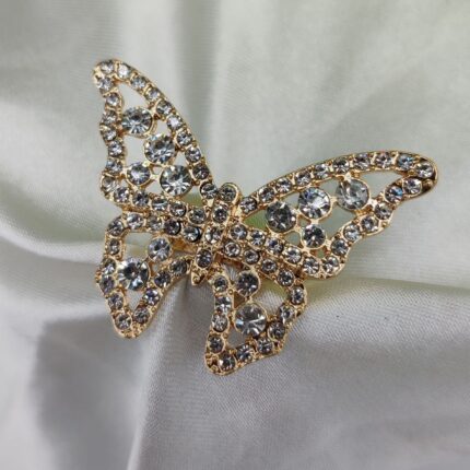 1 Piece Imported Dazzling Butterfly Crystal Ring - Embrace Elegance | Adjustable Ring | Beautiful Design For Every Occasion ✨ | Ring For Girls | Ring For Women