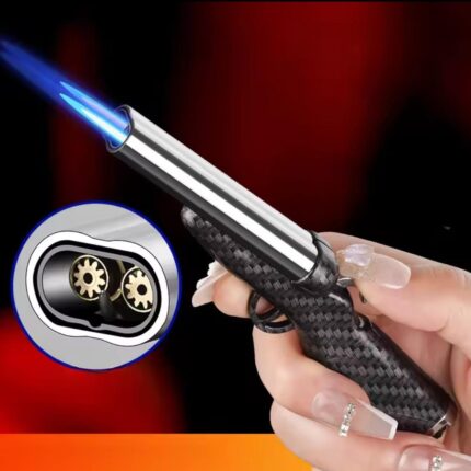 Refillable Rifle Design Fancy Lighter | Best Quality Rifle Lighter | Lighter With Hard Plastic Material ( Without Box )(random colour)