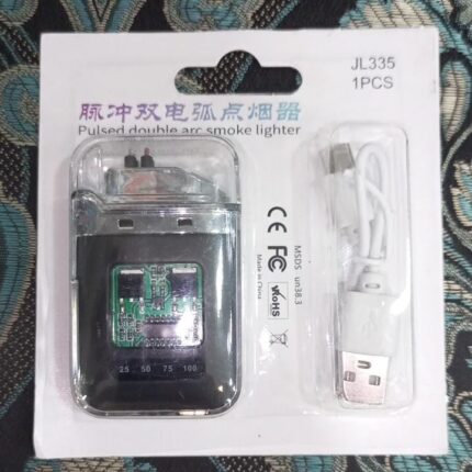 Electric Lighter - Charging Lighter Creative Personality - Cigarette Lighter | Electric Rechargeable Cigarette Lighter ( Random Color )