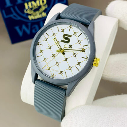 Swatch Watch | High Quality Dial With Attractive Look | Rubber Strap | Stylish & Durable For Men ( Without Box )