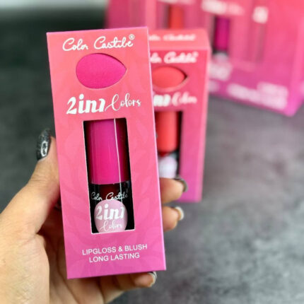 Moccallure Professio2 in 1 Makeup Deal – Color Castile Lip Gloss & Blush | Liquid Beauty Combo | Long-Lasting Radiance | Dual-Use Magicnal 18-Colors Lipstick Kit – Long-Lasting, Hydrating & Compact | Unisex Makeup Set (Copy)