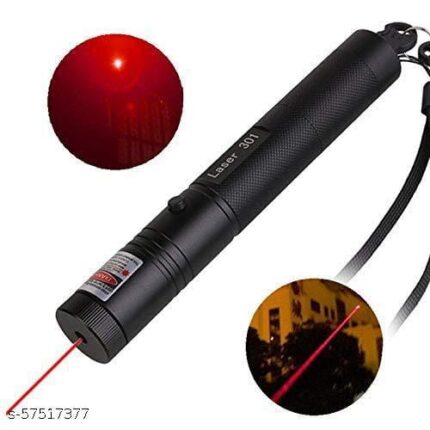 Laser 303 High Power Red Laser Pointer – Long Range Beam with Key Lock, Rechargeable 18650 Battery & Charger, Durable Aluminum Alloy Body
