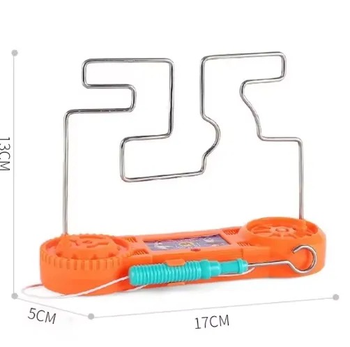 Bump Maze, Montessori Toy Electric Wire Maze Roller Game Touch Maze Puzzle Toy Collision Game Education Concentration Toy (Random Color) - Image 1