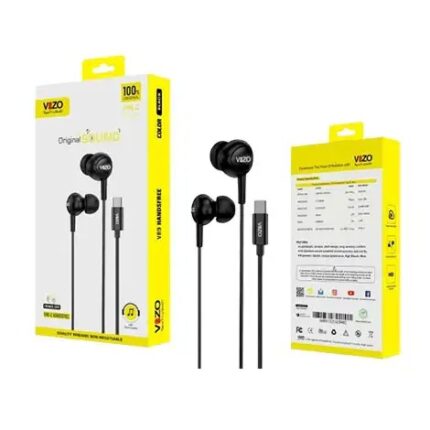 VR9-C Handsfree – Premium Type-C Wired Earphones | Best Quality Earphones | Hands-Free For Android | Hands-Free For Mobile Phone