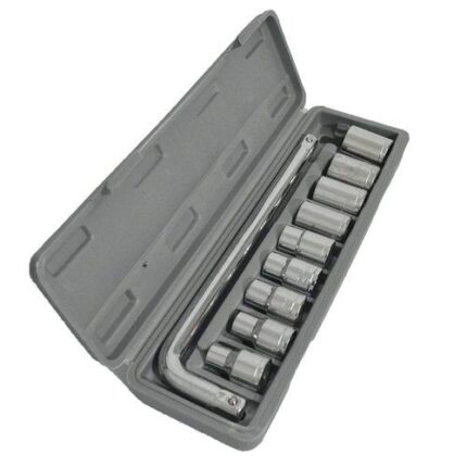 CTW-1810 | 10 Piece High Quality Socket Wrench Set Spanner Car Machine Repair Service Tools Kit | Best Quality Tool Kit 