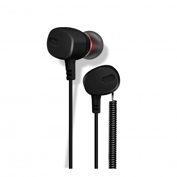 Spring Wired Earphone Black