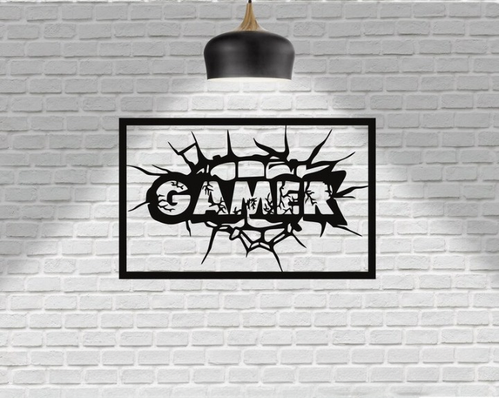 Gamer   Wall Art MDF Wood material