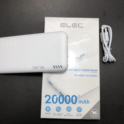 Elec 20000mAh Power Bank – PD Fast Charging, High-Capacity Portable Charger