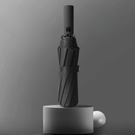 Compact Travel Umbrella with Windproof Design Gray Ghana