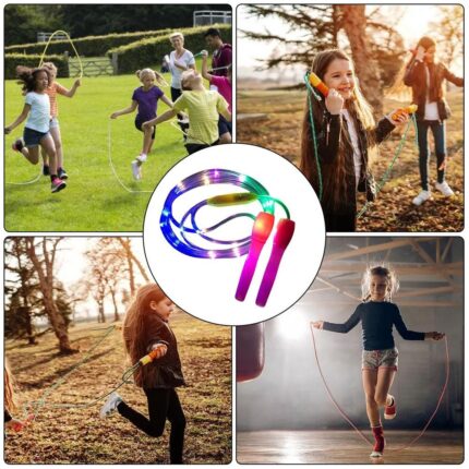 Lighting Jump Skipping Rope – LED Fitness Rope for Kids & Adults, Indoor/Outdoor Training, Random Color