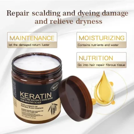 Keratin Original Hair Care Balance Mask And Treatment for Healthy Scalp - 500ml