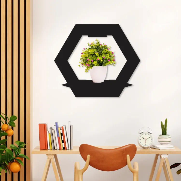 Wall shelf decorations Wall hanging Wall Decor Art for bedroom I DIY Design Decoration Piece for Home Decor I Home Furniture l Home & Living Wall Decor Styles 4 Pcs Set