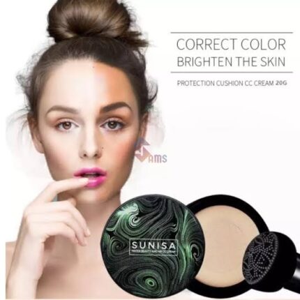Sunisa Foundation 3 In 1 Air Cushion Bb And Cc Cream Foundation Waterproof Mushroom Head Air Cushion Bb Cream Liquid Foundations Cc Cream
